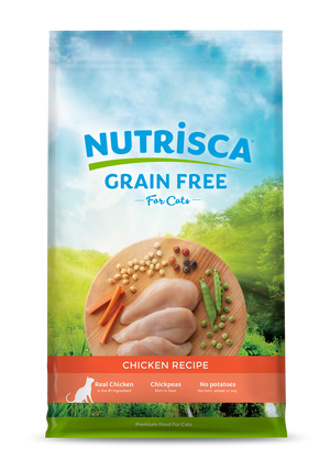 NUTRISCA Grain Free Chicken Recipe Dry Cat Food