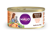 Halo Grain Free 7+ Senior Recipe Chicken and Chickpea Canned Cat Food