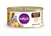Halo Grain Free 7+ Senior Recipe Turkey and Chickpea Canned Cat Food