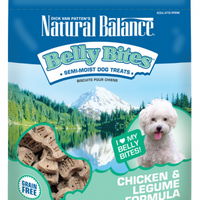 Natural Balance Belly Bites Chicken and Legume Semi-Moist Treats for Dogs