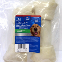 Pet Factory USA Knotted Bone Treats For Dogs