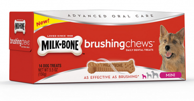 Milk Bone Brushing Chews Mini Daily Dental Treats for Dogs