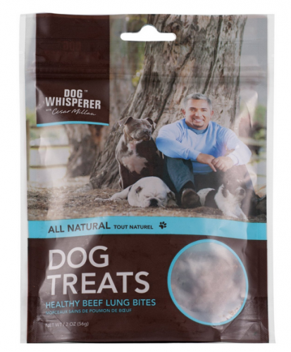 Cesar Millan All Natural Healthy Beef Lung Bites Dog Treats