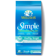 Wellness Simple Grain Free Natural Limited Ingredient Diet Healthy Weight Salmon and Peas Recipe Dry Dog Food