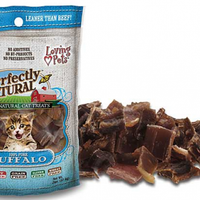 Loving Pets Purrfectly Natural Buffalo Meat Strips Cat Treats