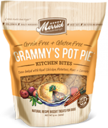 Merrick Grammy's Chicken Pot Pie Kitchen Bites Dog Treats