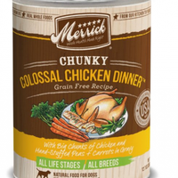 Merrick Grain Free Chunky Colossal Chicken Dinner Wet Dog Food