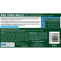 Natural Balance Dog Food Rolls Lamb and Chicken Formula
