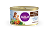 Halo Holistic Sensitive Stomach Grain Free Quail & Garden Greens Pate Canned Cat Food