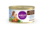 Halo Holistic Sensitive Stomach Grain Free Quail & Garden Greens Pate Canned Cat Food