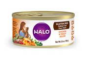 Halo Gluten Free Indoor Cat Chicken & Trout Recipe Canned Cat Food