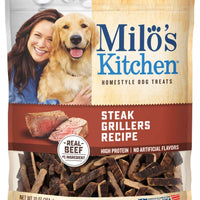 Milo's Kitchen Steak Grillers with Angus Steak Dog Treats