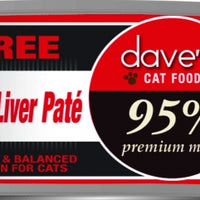 Dave's 95% Beef and Beef Liver Pate Formula Canned Cat Food