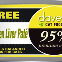 Dave's 95% Chicken and Chicken Liver Pate Formula Canned Cat Food