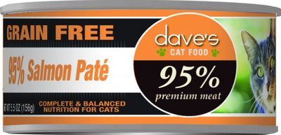 Dave's 95% Salmon Pate Formula Canned Cat Food