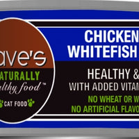 Dave's Naturally Healthy Chicken and Whitefish Canned Cat Food