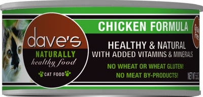 Dave's Naturally Healthy Chicken Formula Canned Cat Food