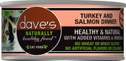 Dave's Naturally Healthy Turkey and Salmon Dinner Canned Cat Food