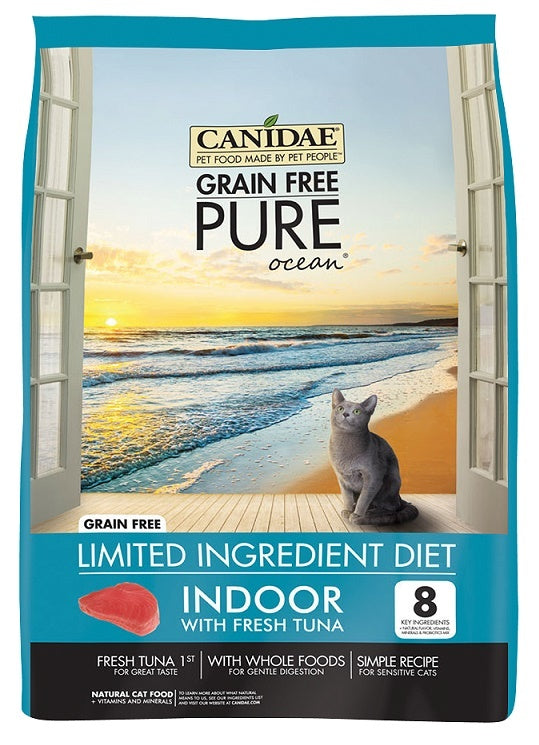 Canidae Grain Free PURE Ocean Indoor with Fresh Tuna Dry Cat Food