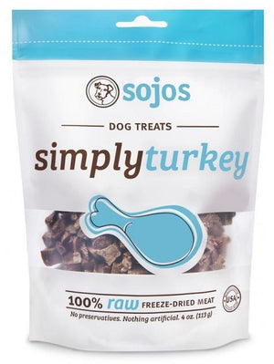 Sojos Simply Turkey Freeze Dried Dog Treats