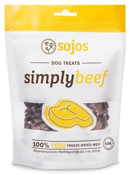 Sojos Simply Beef Freeze Dried Dog Treats