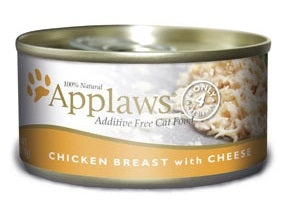 Applaws Additive Free Chicken Breast with Cheese Canned Cat Food