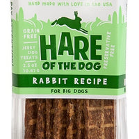 Hare of the Dog 100% Rabbit Big Dog Jerky Treats