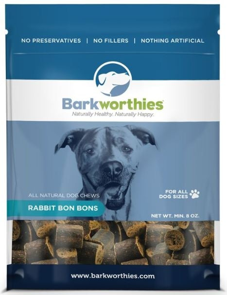Barkworthies All Natural Rabbit Liver Bon BonsDog Treats