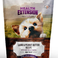 Health Extension Bully Puffs Lamb and Peanut Butter Dog Treats