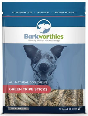 Barkworthies Green Tripe SticksDog Treats