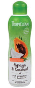 Tropiclean Papaya Plus 2 in 1 Pet Shampoo