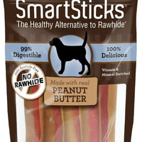 SmartBones SmartSticks Peanut Butter Chews Dog Treats