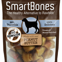SmartBones Mini Peanut Butter Chew Bones Dog Treats
