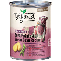 Purina Beyond Ground Entree Grain Free Beef, Potato and Green Bean Canned Dog Food