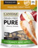 Canidae Grain Free PURE Chewy Training Treats with Turkey and Apple Dog Treats