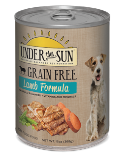 Under the Sun Grain Free Adult Formula with Farm Raised Lamb Canned Dog Food