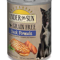 Under the Sun Grain Free Adult Formula with Farm Raised Duck Canned Dog Food