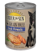 Under the Sun Grain Free Adult Formula with Farm Raised Duck Canned Dog Food