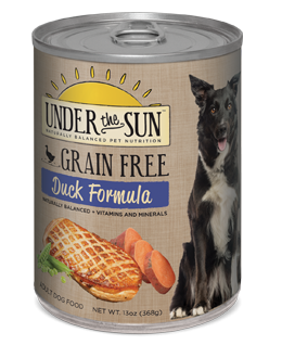 Under the Sun Grain Free Adult Formula with Farm Raised Duck Canned Dog Food