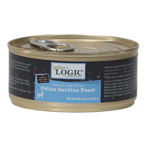 Nature's Logic Grain Free Feline Sardine Feast Canned Cat Food