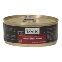 Nature's Logic Grain Free Feline Beef Feast Canned Cat Food