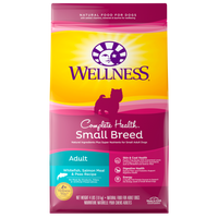 Wellness Complete Health Natural Whitefish, Salmon Meal and Peas Small Breed Dry Dog Food