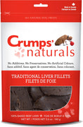 Crumps Naturals Traditional 100% Beef Liver Fillets Dog Treats