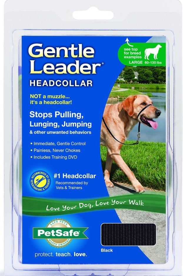 Petsafe Gentle Leader Black Quick Release Headcollar for Dogs