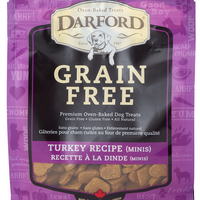 Darford Grain Free Turkey Recipe Minis Oven Baked Dog Treats