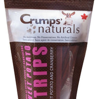 Crumps Naturals Sweet Potato Strips with Cranberry and Citrus Fibre Dog Treats