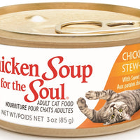 Chicken Soup For The Soul Grain Free Chicken Stew with Sweet Potatoes and Spinach Canned Cat Food