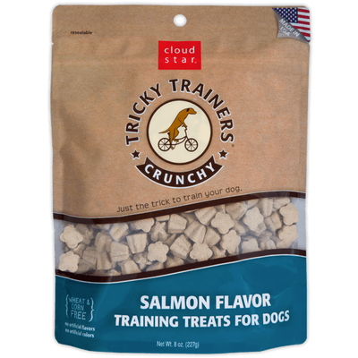 Cloud Star Crunchy Tricky Trainers Salmon Dog Treats