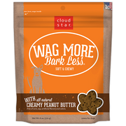 Cloud Star Wag More Bark Less Soft and Chewy Creamy Peanut Butter Dog Treats