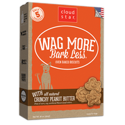 Cloud Star Wag More Bark Less Oven Baked Crunchy Peanut Butter Dog Treats
